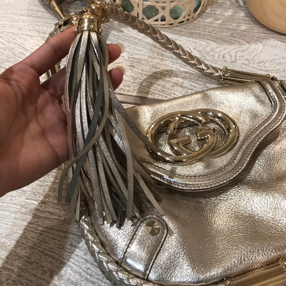 GUCCI gold silver bag - Picture 2 of 7